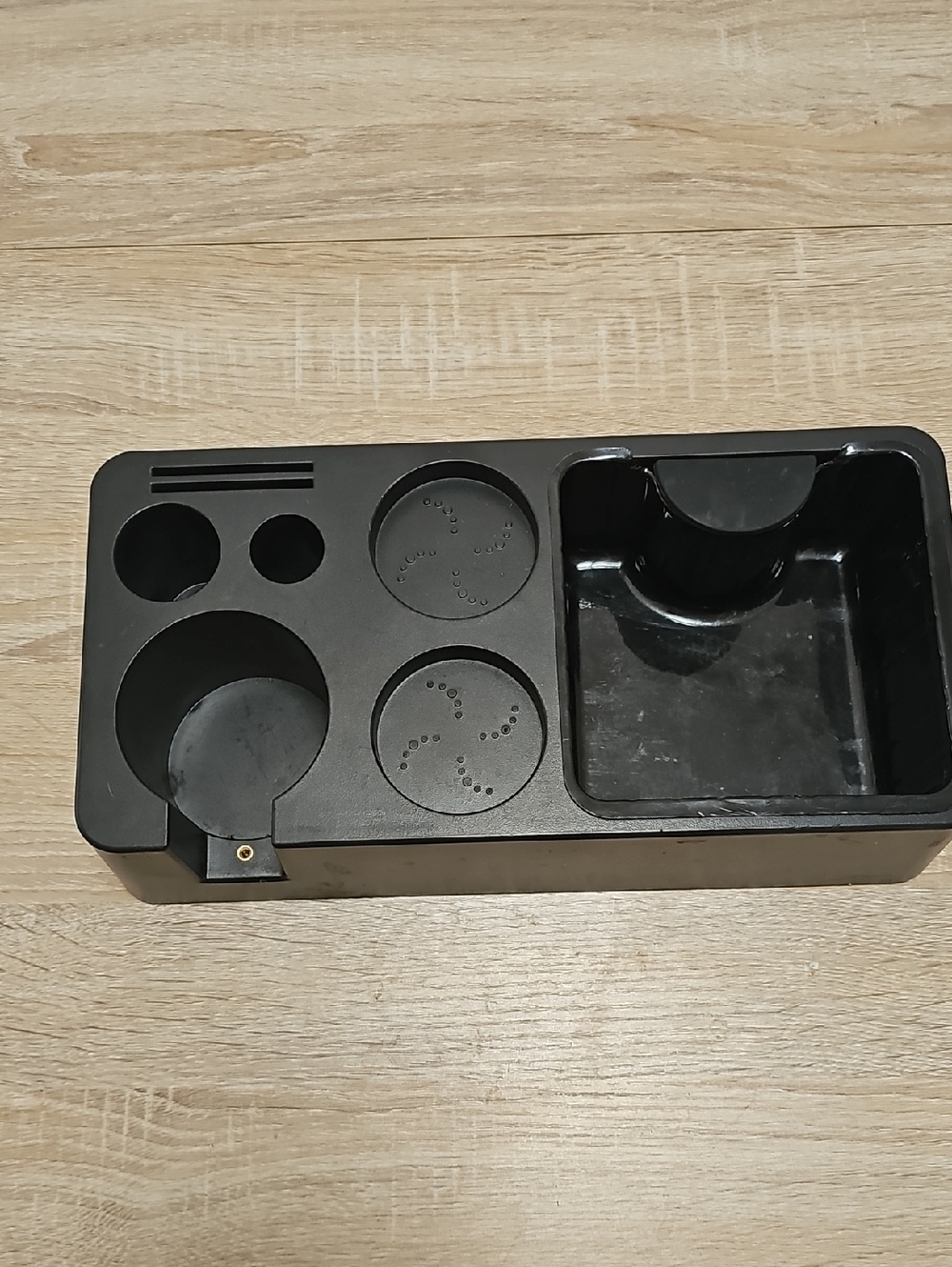 Espresso Tamping Station with Knock Box